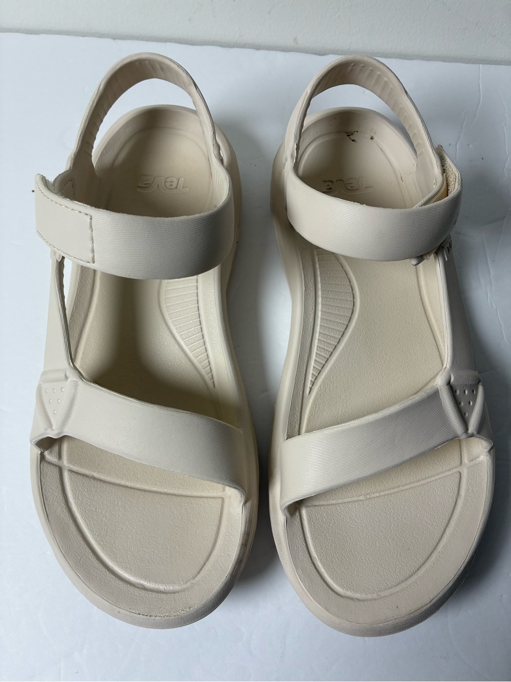 Teva Women's Cream Sporty Slingback Sandals